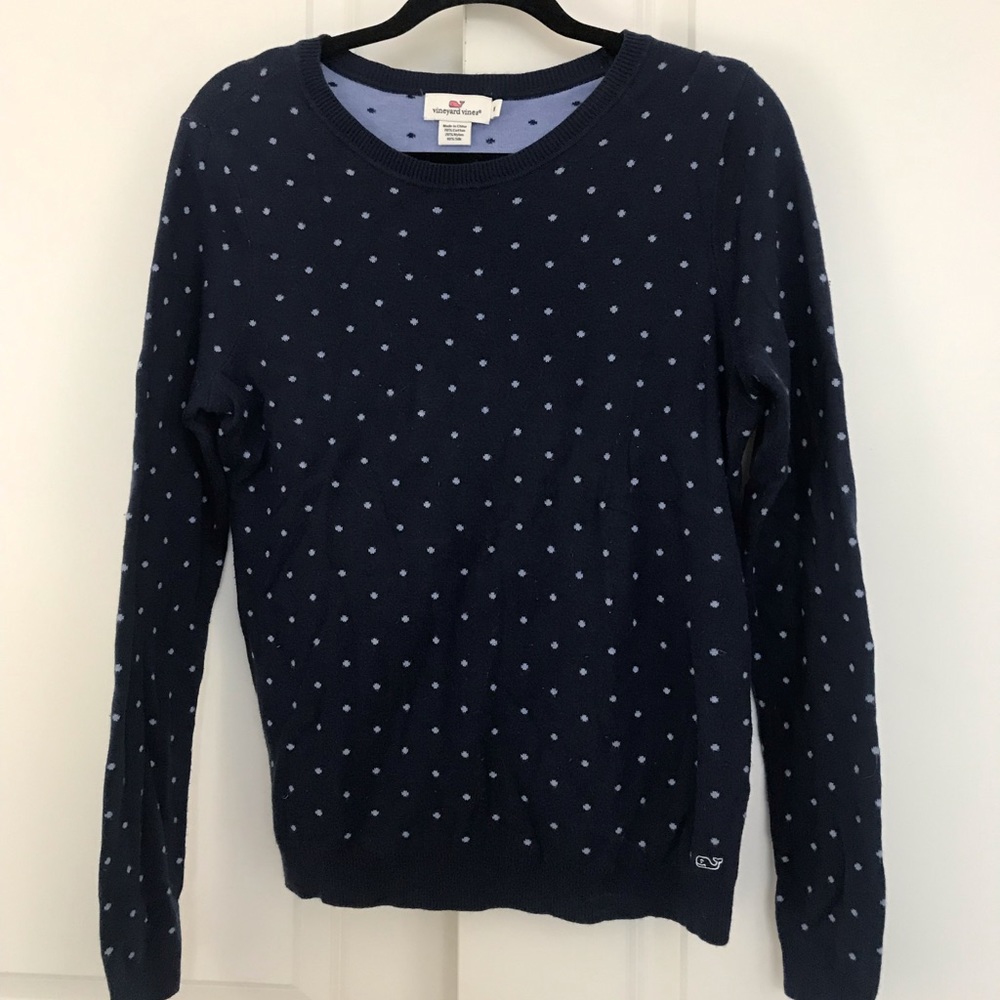 Vineyard vines polka dot sweater